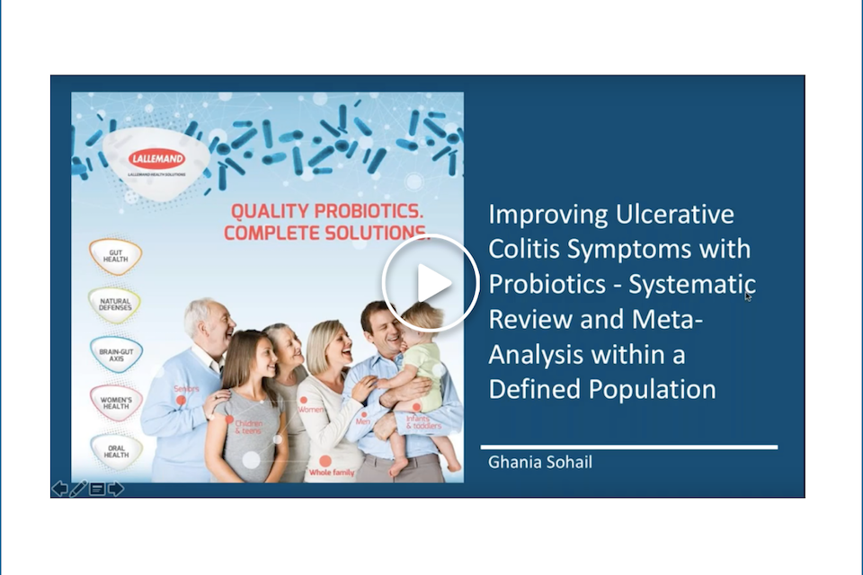 Webinar: Improving Ulcerative Colitis Symptoms with Probiotics